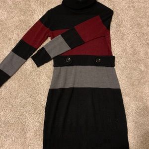 Turtle neck dress
